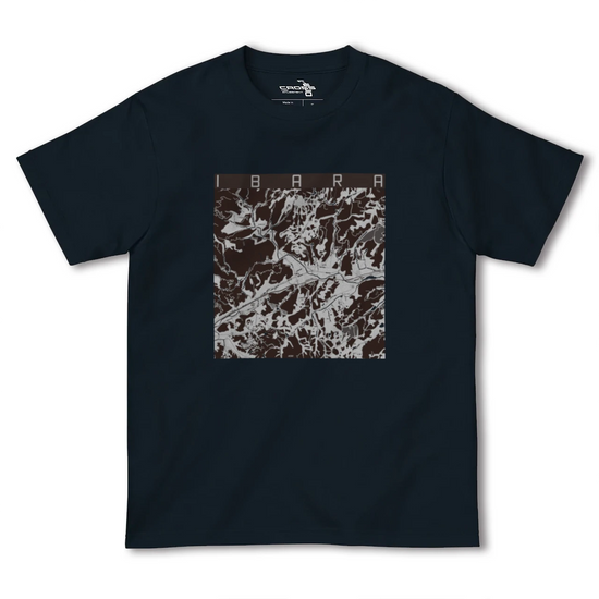 【井原（岡山県）】地図柄ヘビーウェイトTシャツ