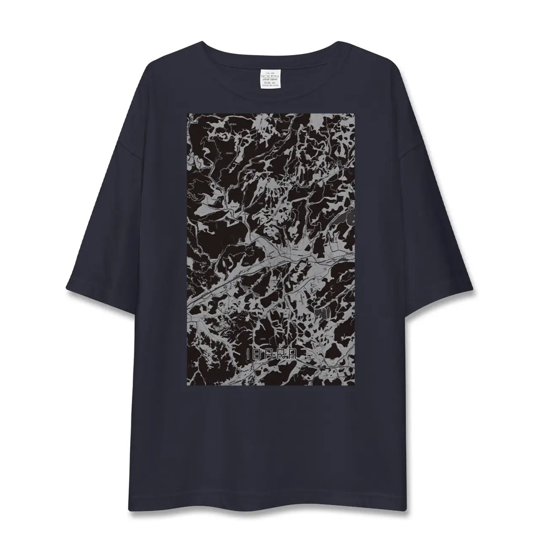 【井原（岡山県）】地図柄ビッグシルエットTシャツ