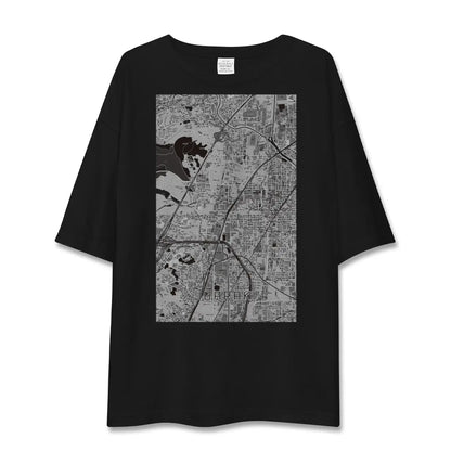 【茨木（大阪府）】地図柄ビッグシルエットTシャツ