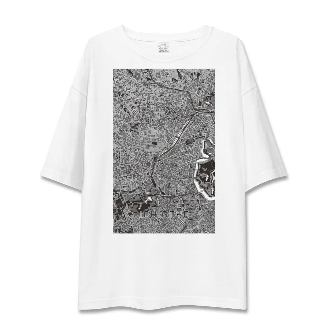 【市ケ谷(東京都)】地図柄ビッグシルエットTシャツ