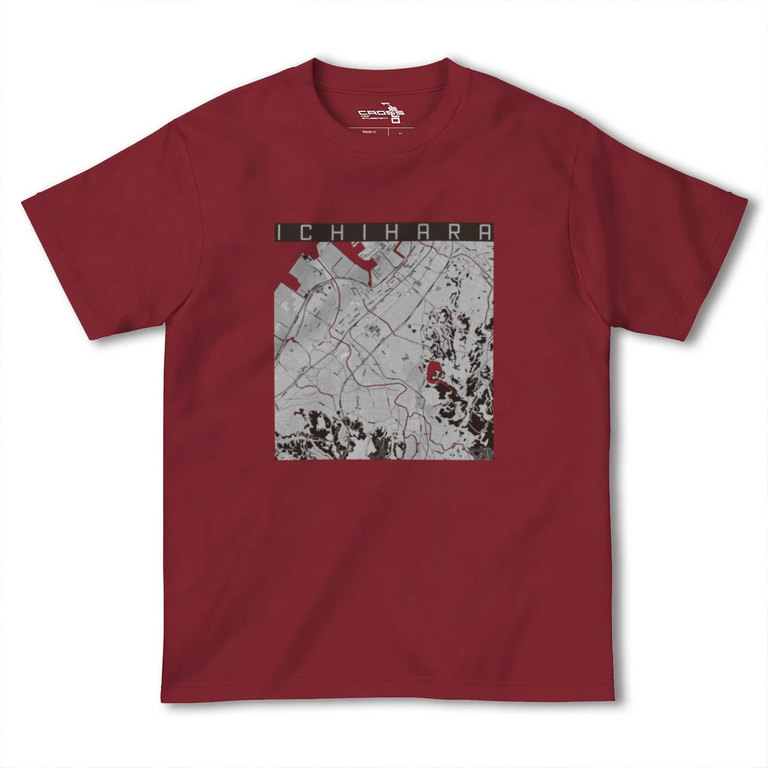 【市原(千葉県)】地図柄ヘビーウェイトTシャツ