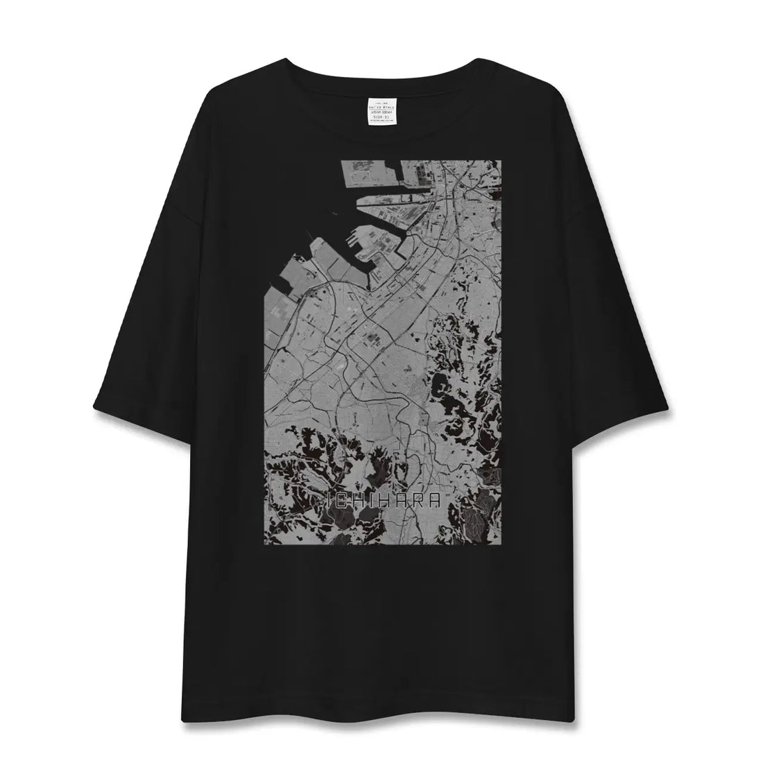 【市原（千葉県）】地図柄ビッグシルエットTシャツ