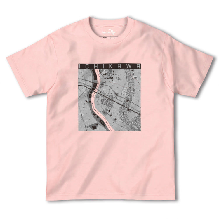 【市川（千葉県）】地図柄ヘビーウェイトTシャツ