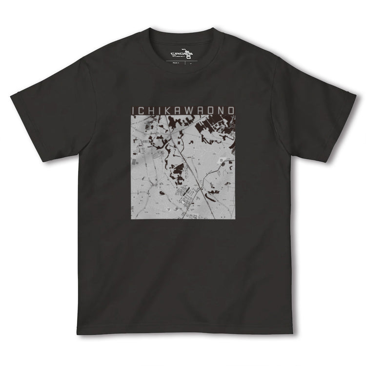 【市川大野（千葉県）】地図柄ヘビーウェイトTシャツ