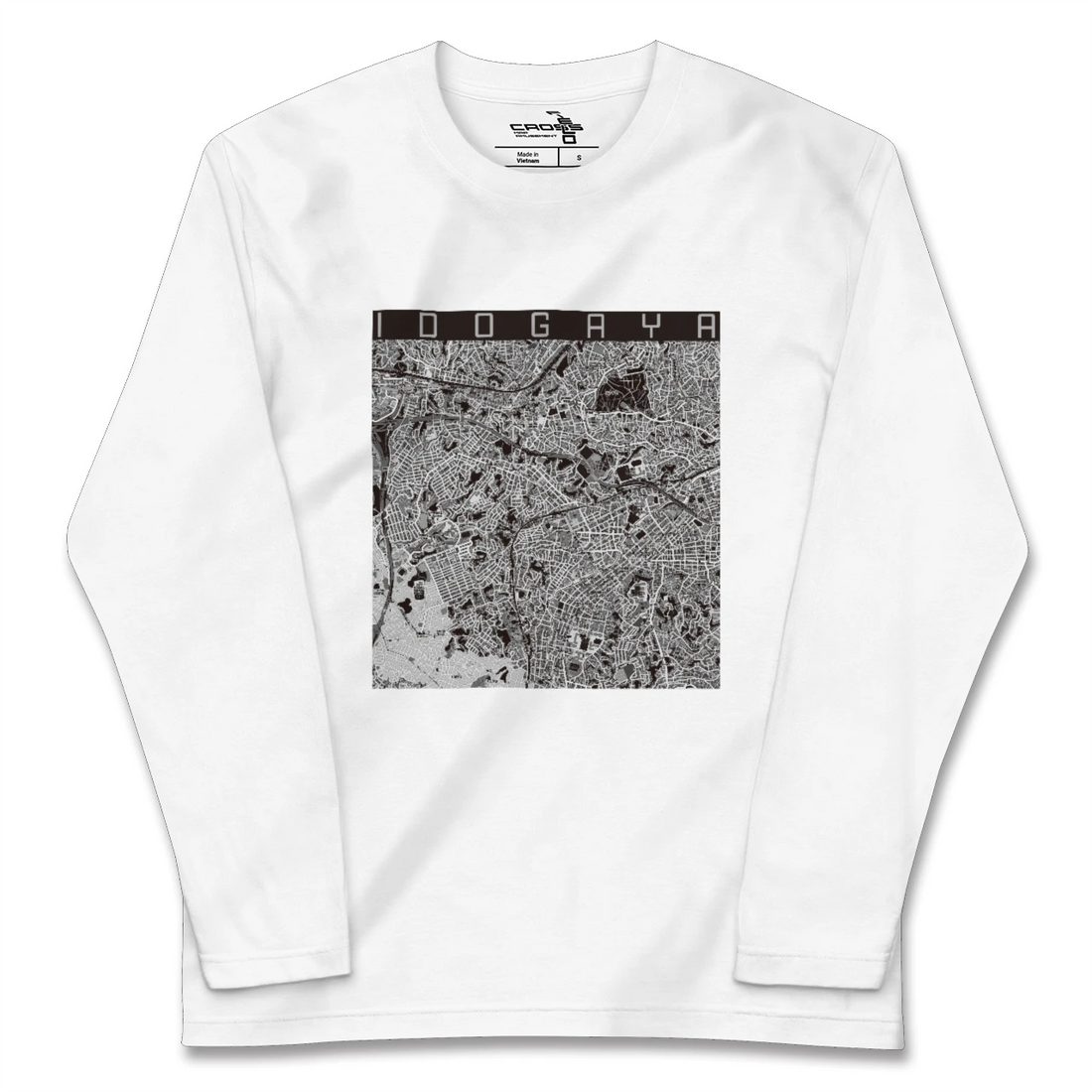 【井土ヶ谷(神奈川県)】地図柄ロングスリーブTシャツ