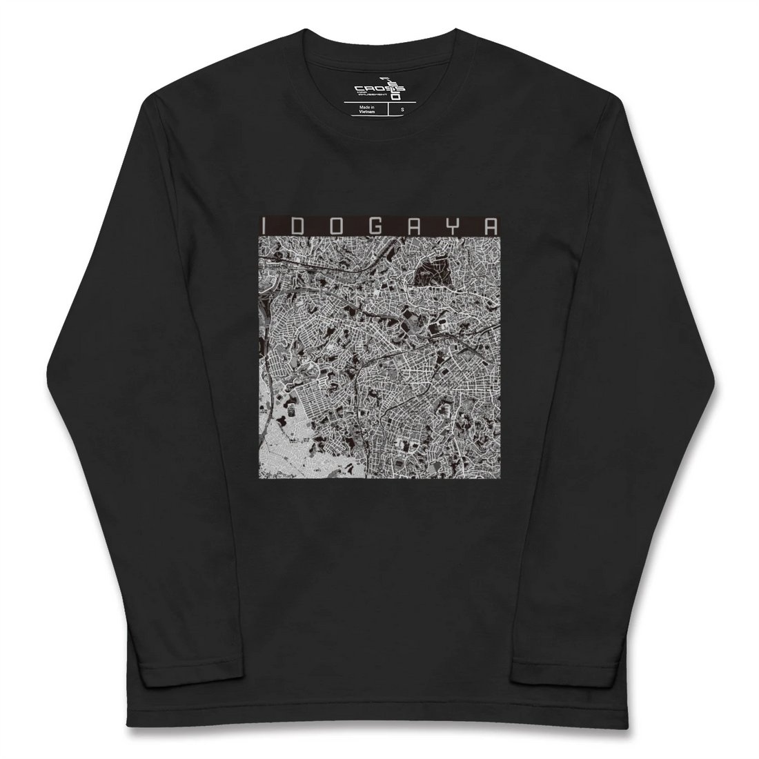 【井土ヶ谷(神奈川県)】地図柄ロングスリーブTシャツ