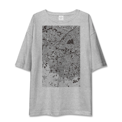 【井土ヶ谷（神奈川県）】地図柄ビッグシルエットTシャツ