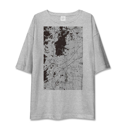 【斑鳩（奈良県）】地図柄ビッグシルエットTシャツ