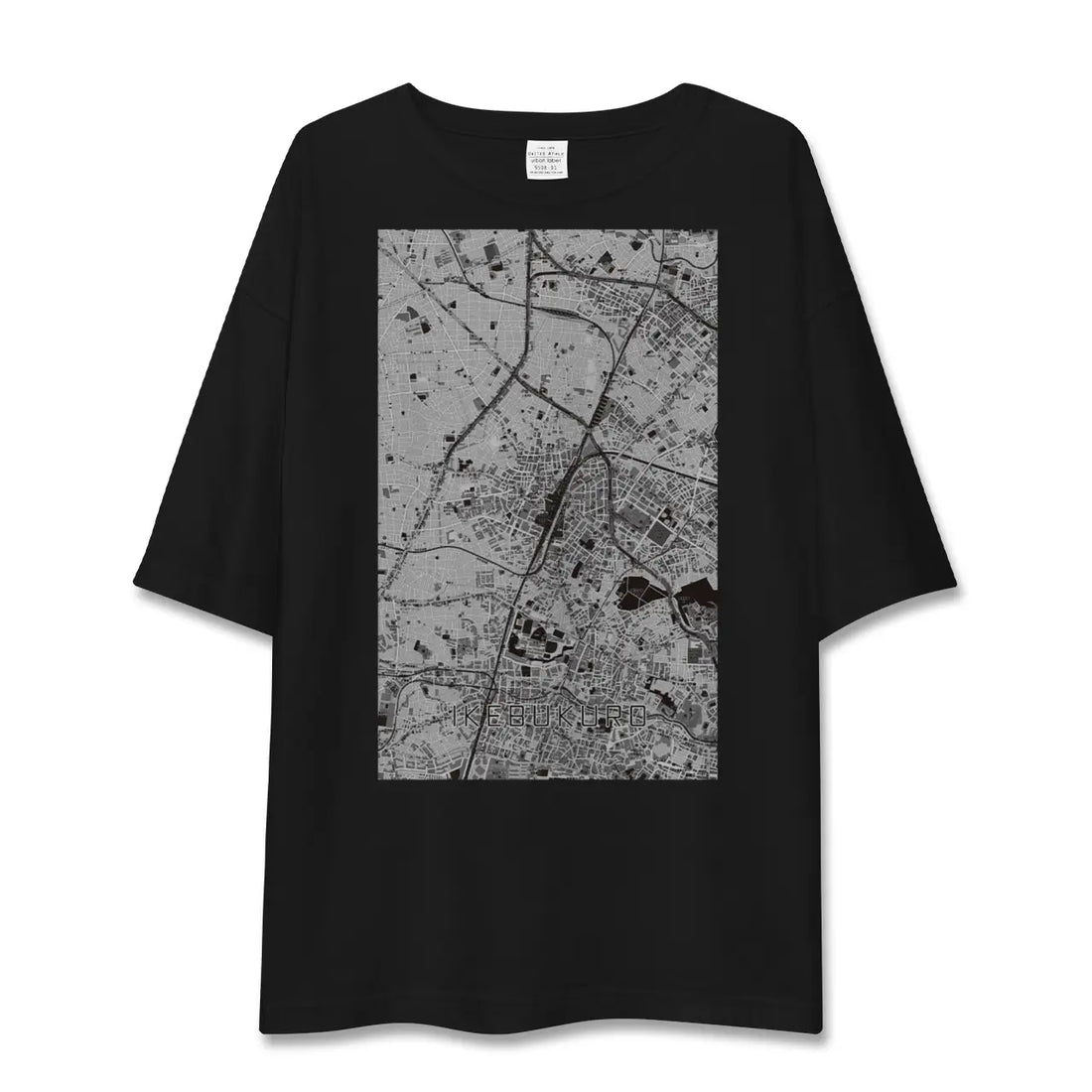 【池袋(東京都)】地図柄ビッグシルエットTシャツ