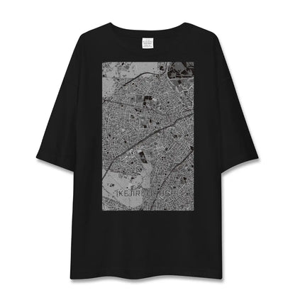 【池尻大橋（東京都）】地図柄ビッグシルエットTシャツ