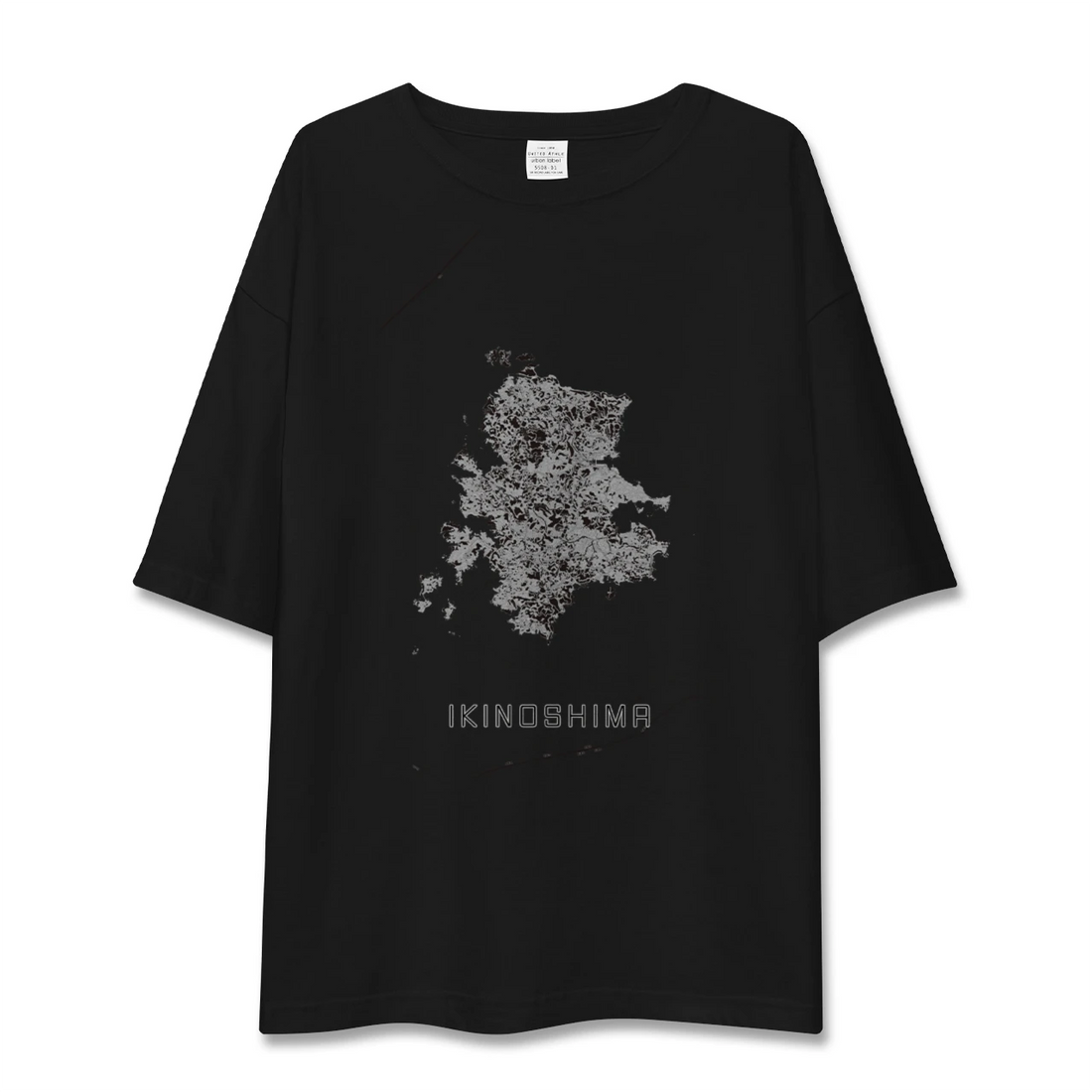 【壱岐島（長崎県）】地図柄ビッグシルエットTシャツ