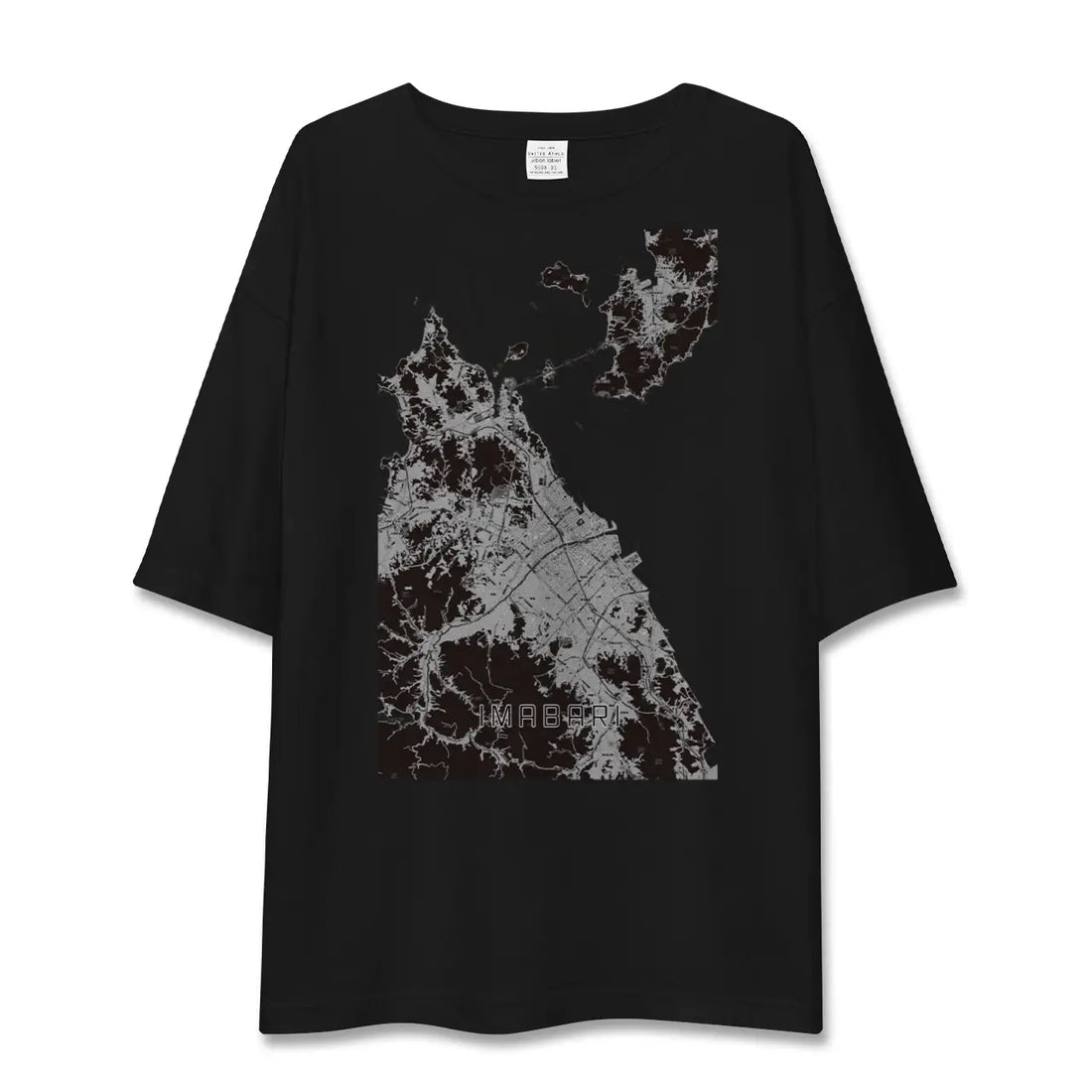 【今治2（愛媛県）】地図柄ビッグシルエットTシャツ