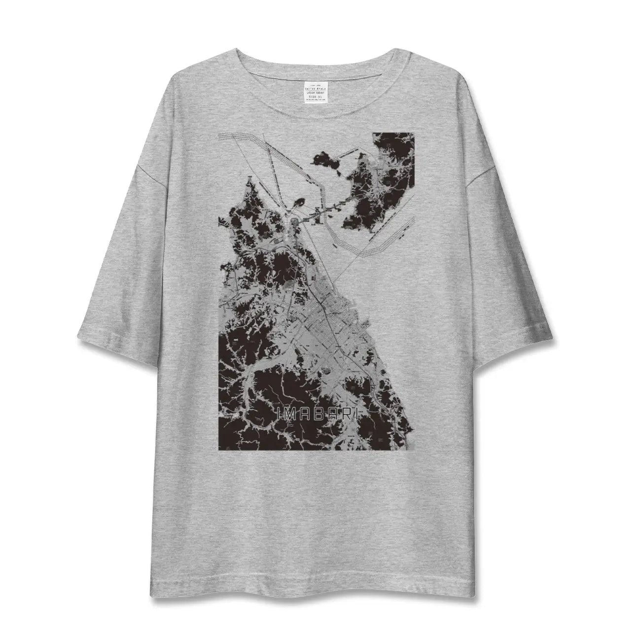 【今治2（愛媛県）】地図柄ビッグシルエットTシャツ