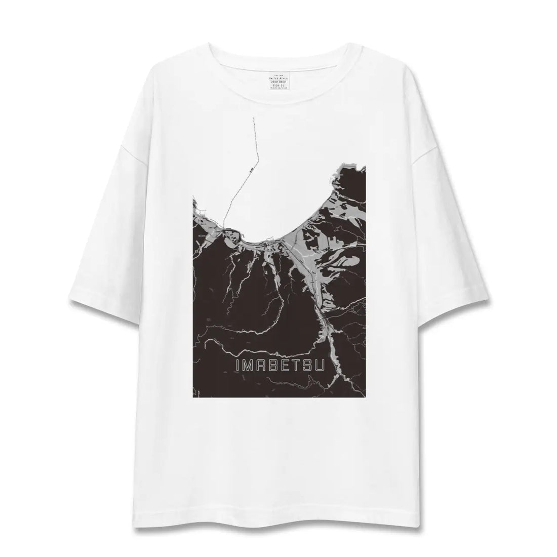 【今別(青森県)】地図柄ビッグシルエットTシャツ