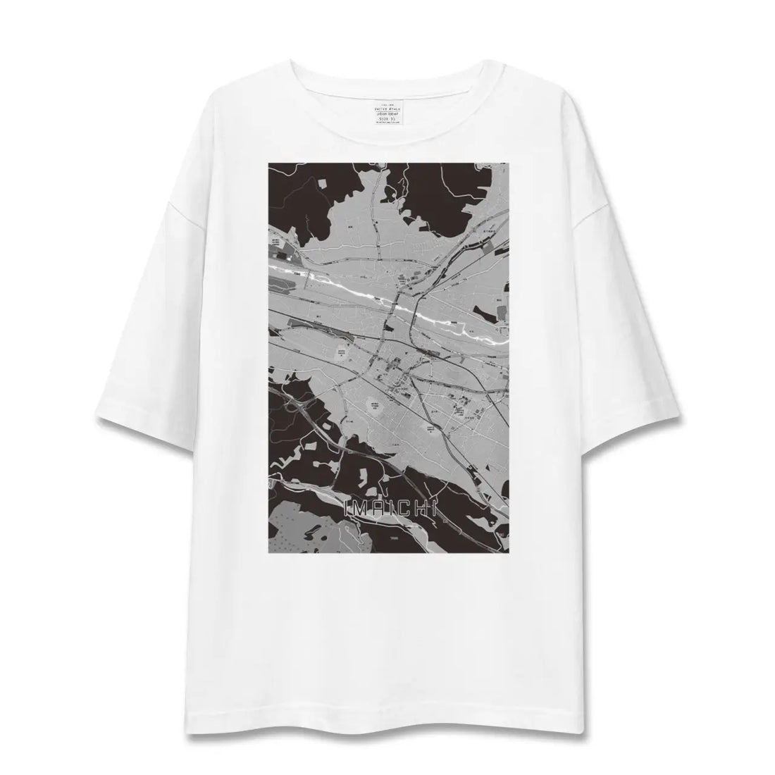 【今市(栃木県)】地図柄ビッグシルエットTシャツ