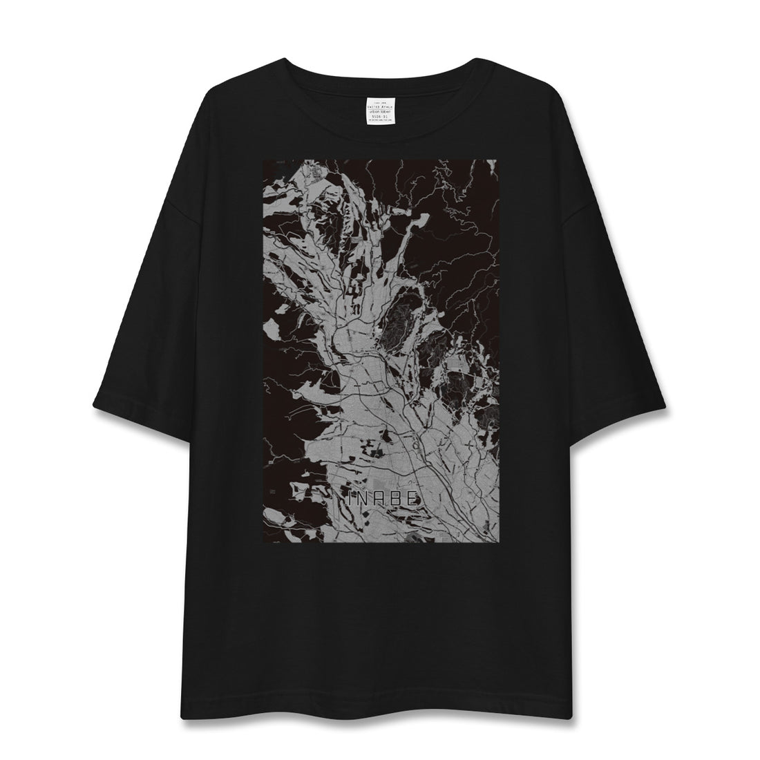 【いなべ(三重県)】地図柄ビッグシルエットTシャツ
