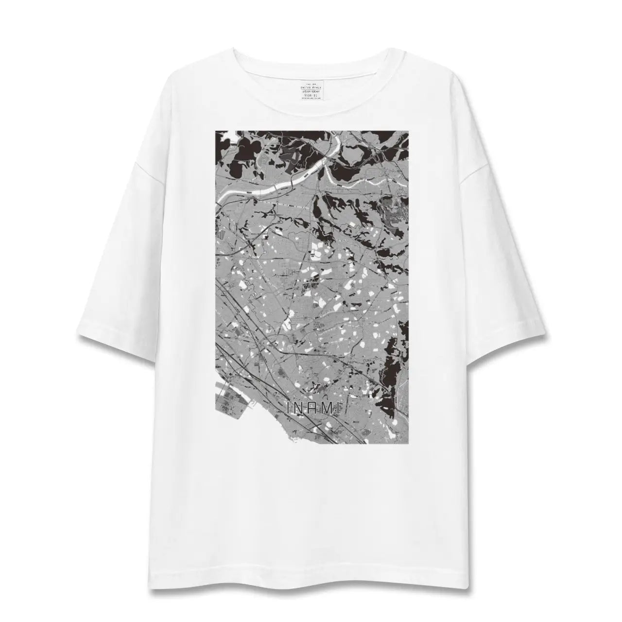 【稲美（兵庫県）】地図柄ビッグシルエットTシャツ