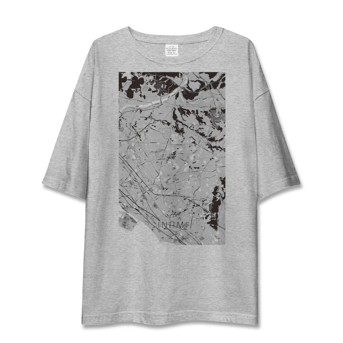 【稲美(兵庫県)】地図柄ビッグシルエットTシャツ