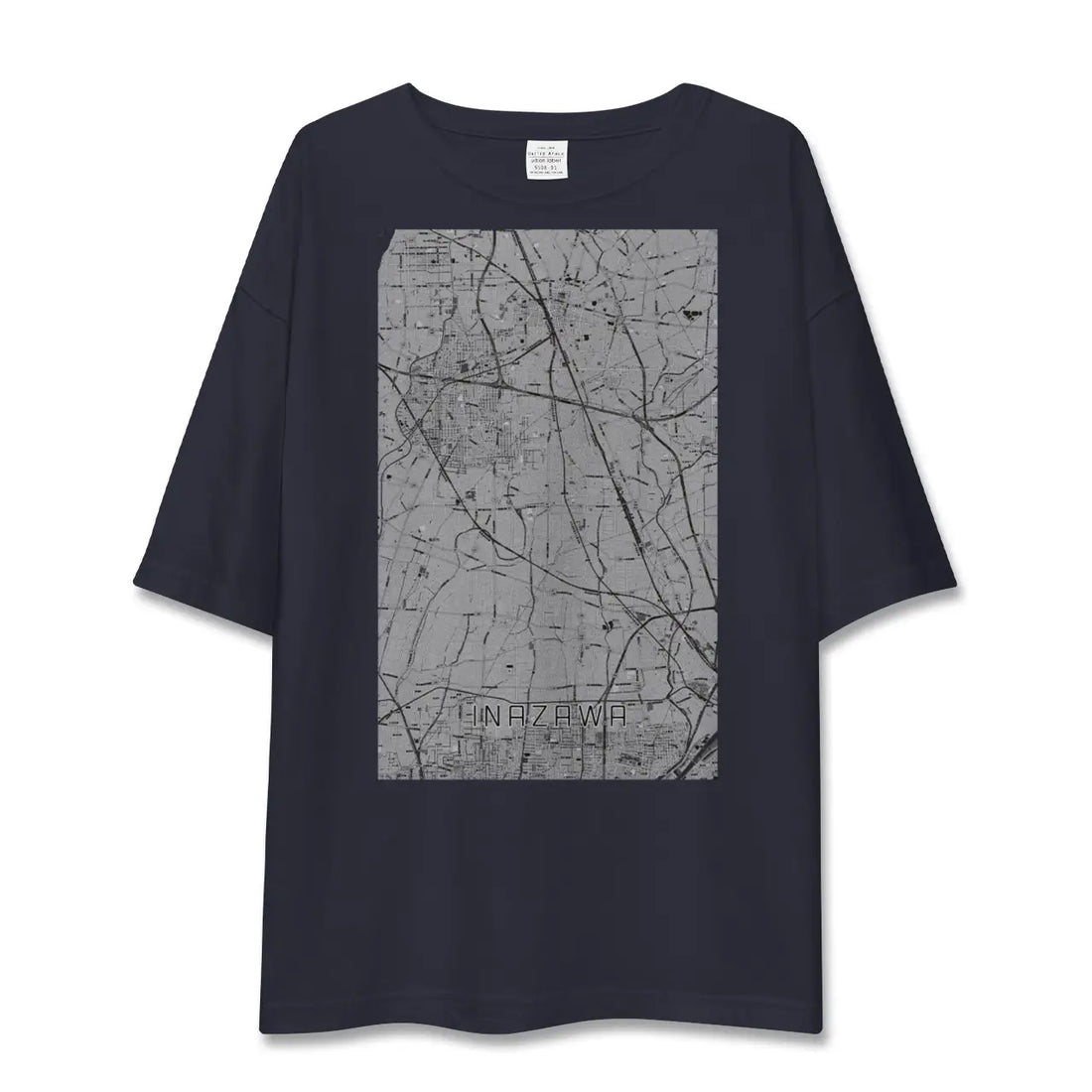 【稲沢（愛知県）】地図柄ビッグシルエットTシャツ