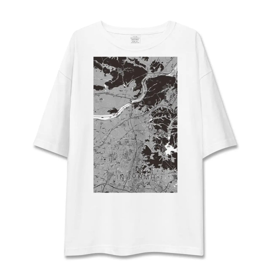 【犬山（愛知県）】地図柄ビッグシルエットTシャツ