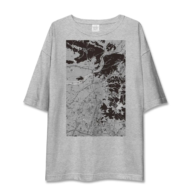 【犬山（愛知県）】地図柄ビッグシルエットTシャツ