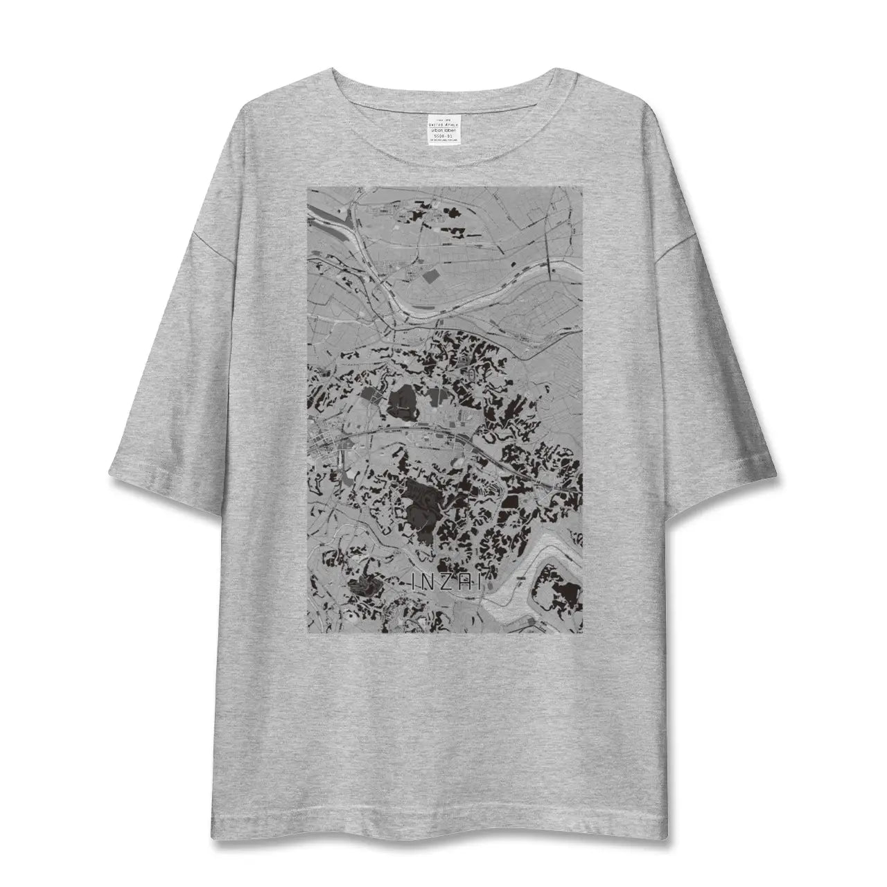 【印西（千葉県）】地図柄ビッグシルエットTシャツ
