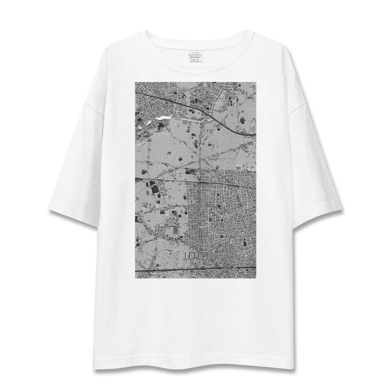 【井荻（東京都）】地図柄ビッグシルエットTシャツ