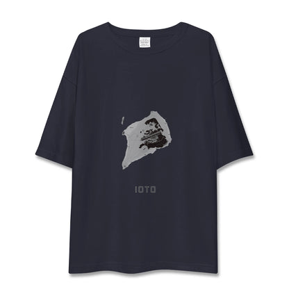 【硫黄島（東京都）】地図柄ビッグシルエットTシャツ