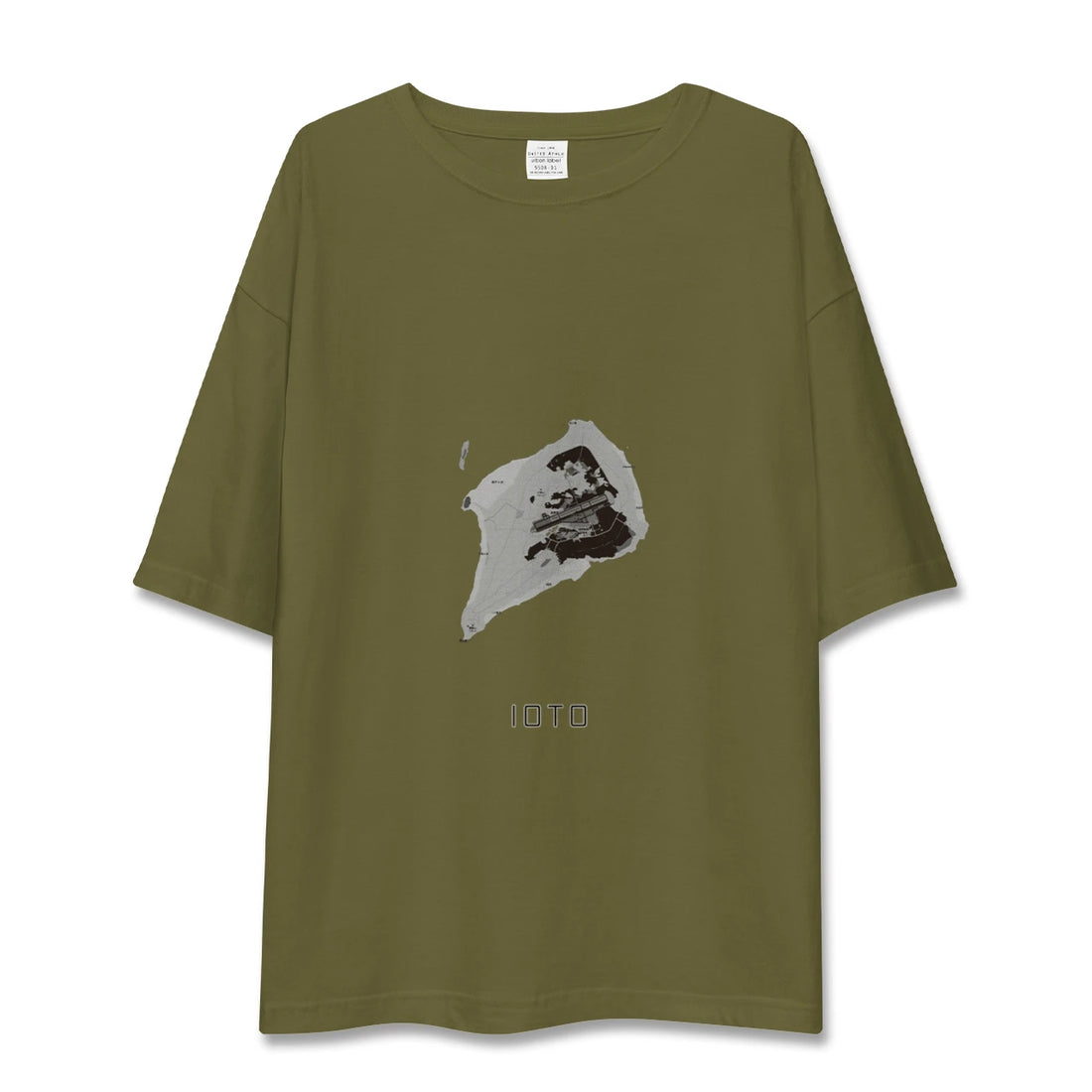 【硫黄島(東京都)】地図柄ビッグシルエットTシャツ