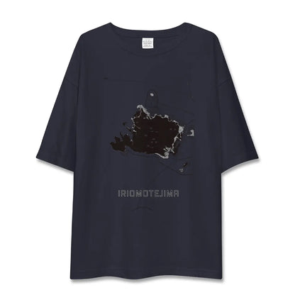 【西表島（沖縄県）】地図柄ビッグシルエットTシャツ