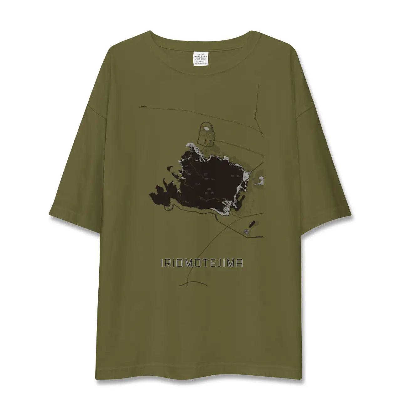 【西表島（沖縄県）】地図柄ビッグシルエットTシャツ