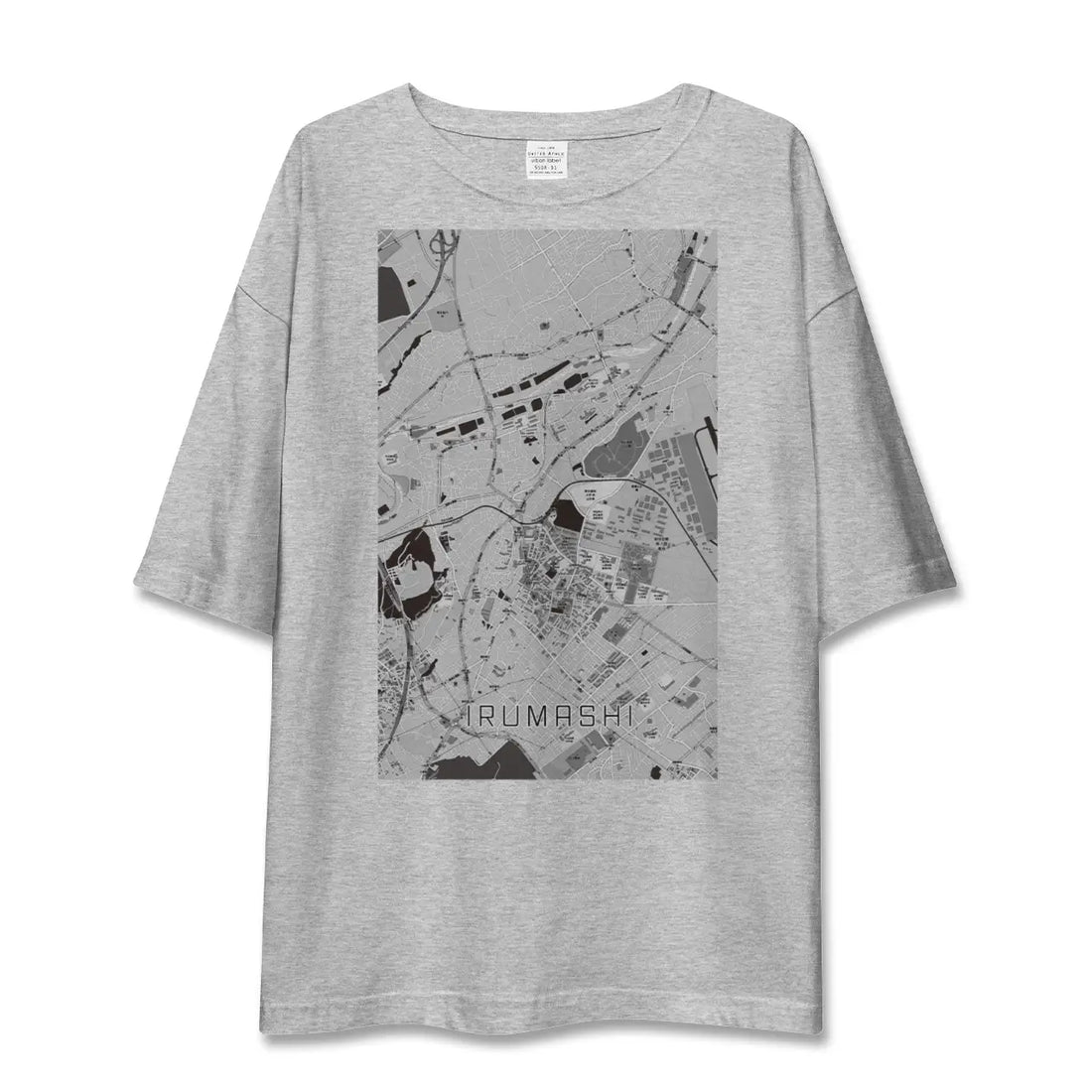 【入間市（埼玉県）】地図柄ビッグシルエットTシャツ