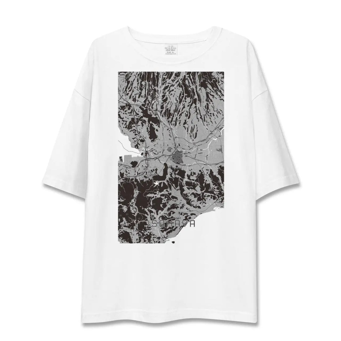 【諫早(長崎県)】地図柄ビッグシルエットTシャツ