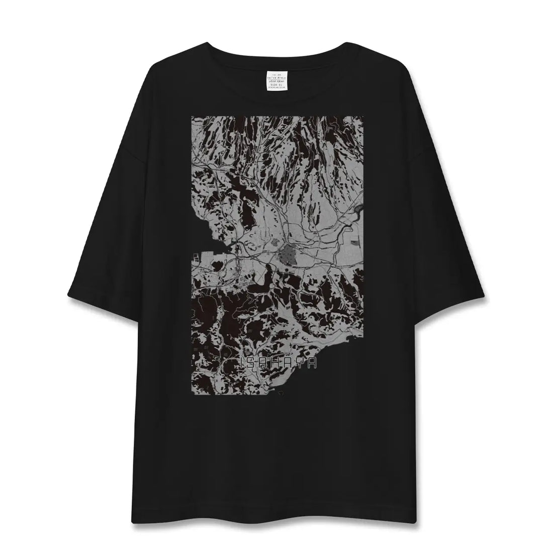 【諫早(長崎県)】地図柄ビッグシルエットTシャツ