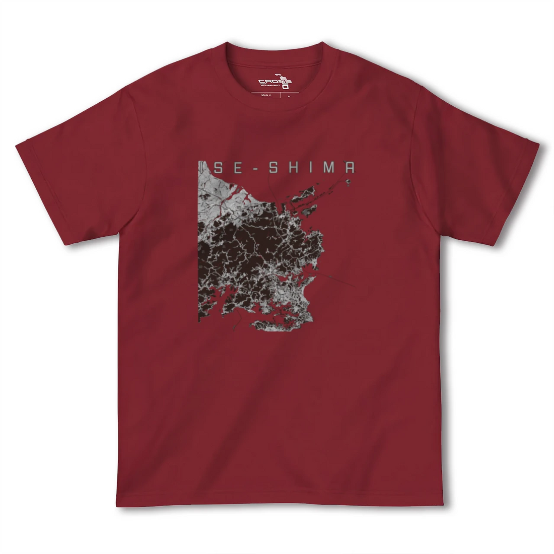 【伊勢志摩(三重県)】地図柄ヘビーウェイトTシャツ