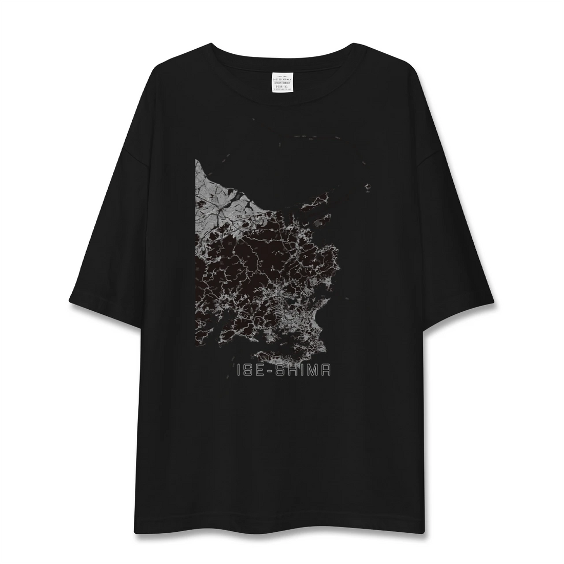 【伊勢志摩(三重県)】地図柄ビッグシルエットTシャツ