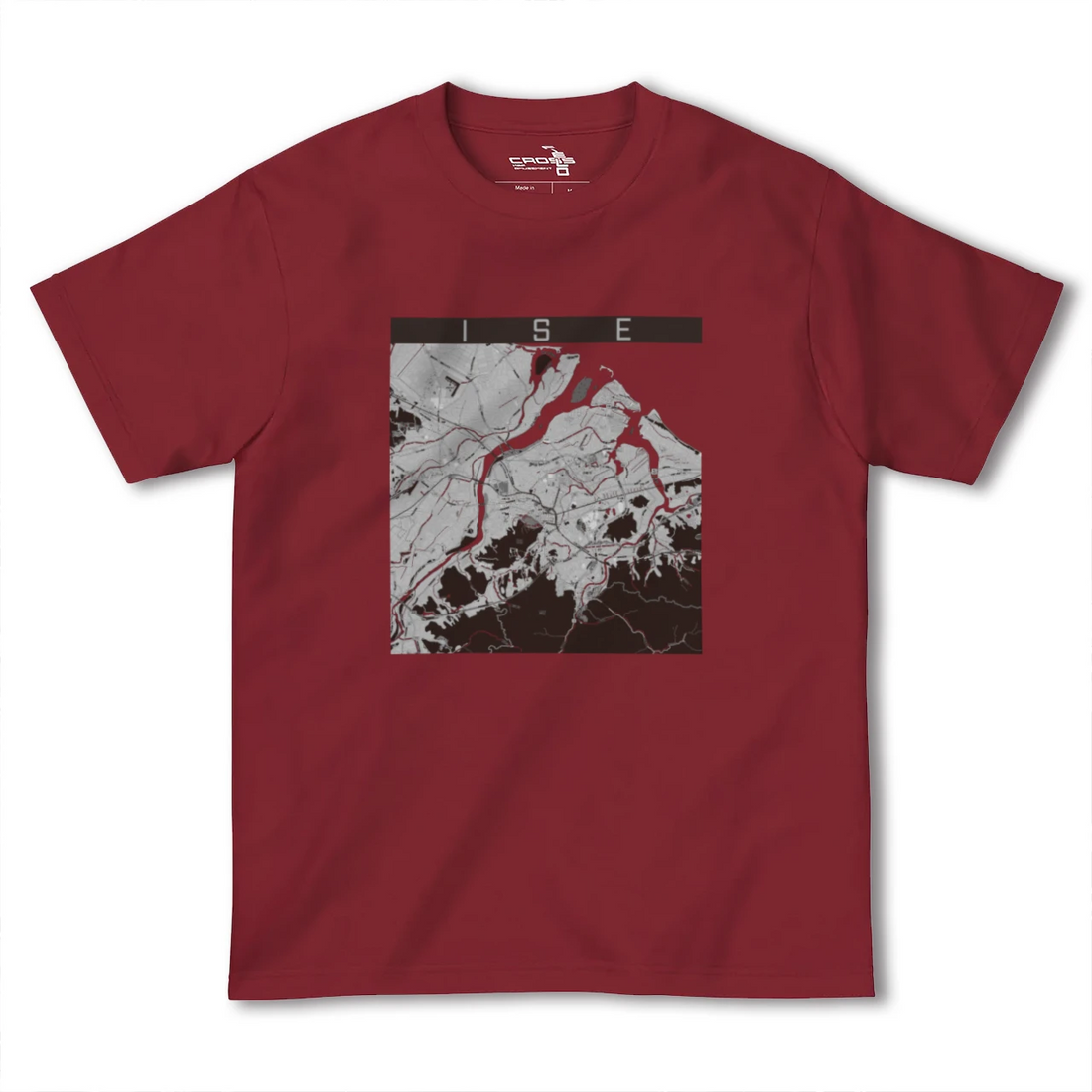 【伊勢(三重県)】地図柄ヘビーウェイトTシャツ