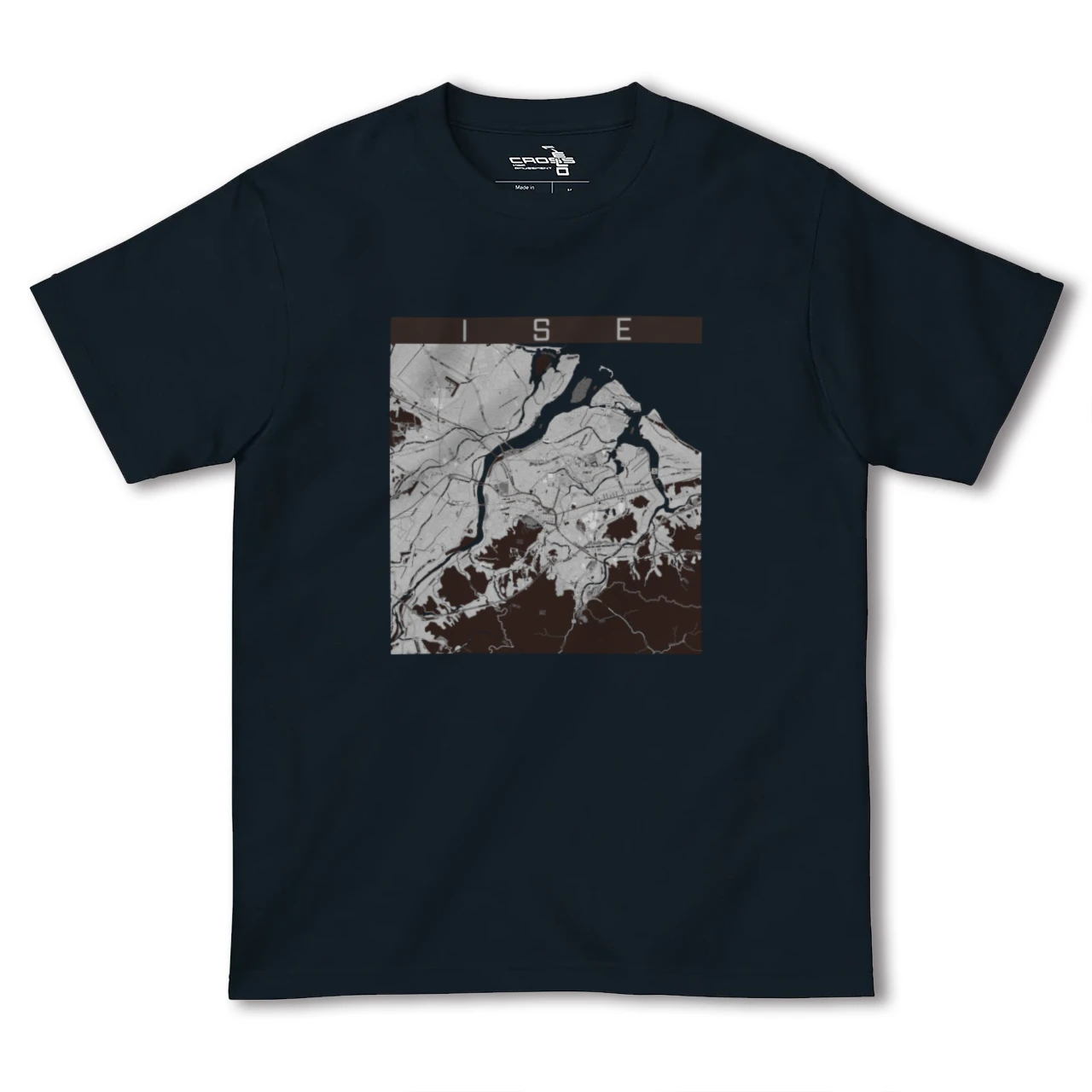 peate タオル地　シャツ 伊勢（三重県）】地図柄ヘビーウェイトTシャツ – クロスフィールド