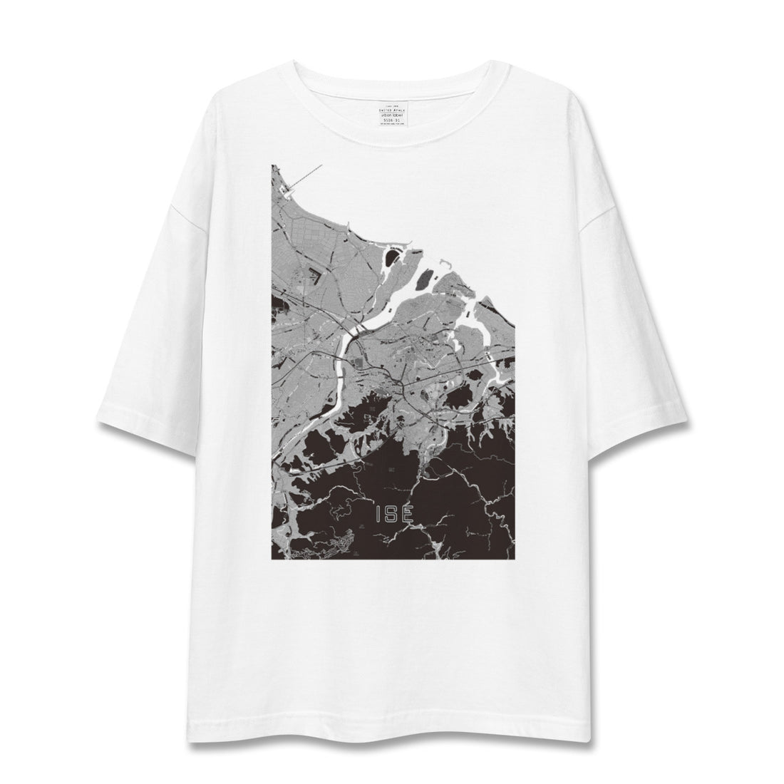 【伊勢(三重県)】地図柄ビッグシルエットTシャツ