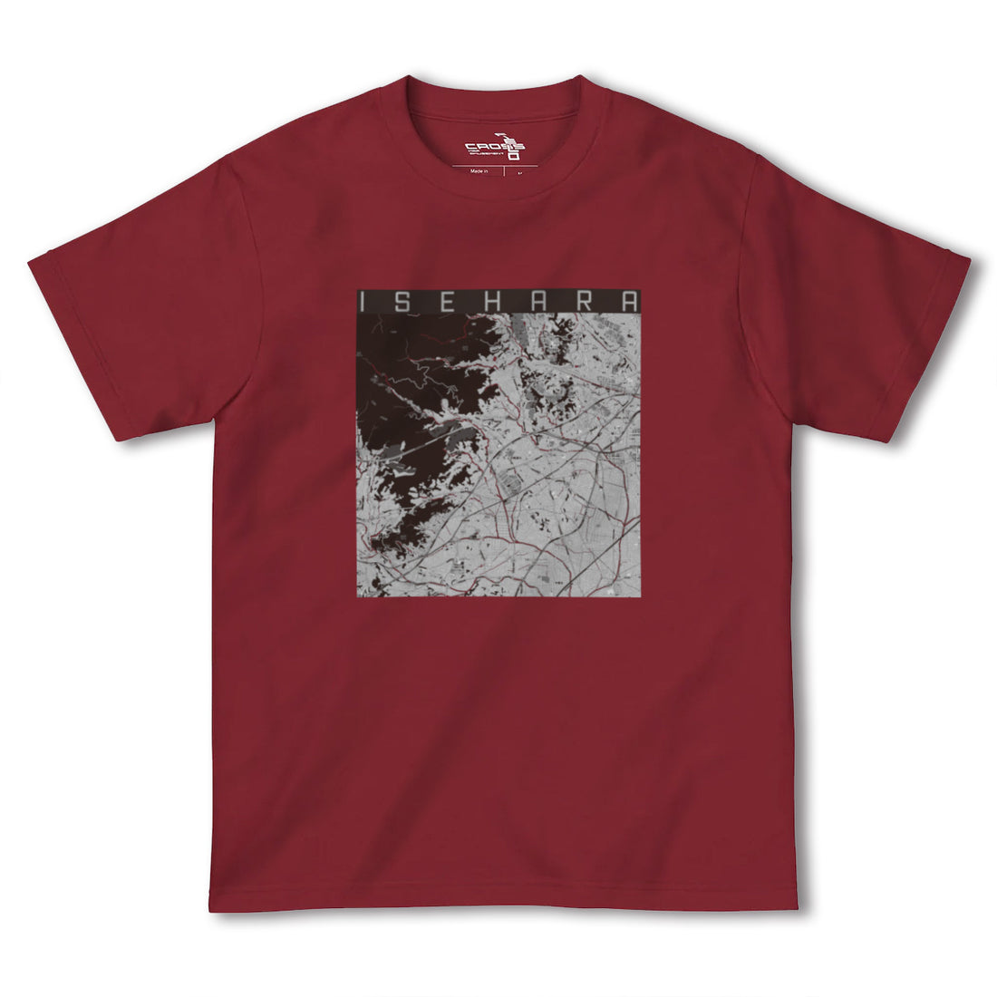 【伊勢原(神奈川県)】地図柄ヘビーウェイトTシャツ