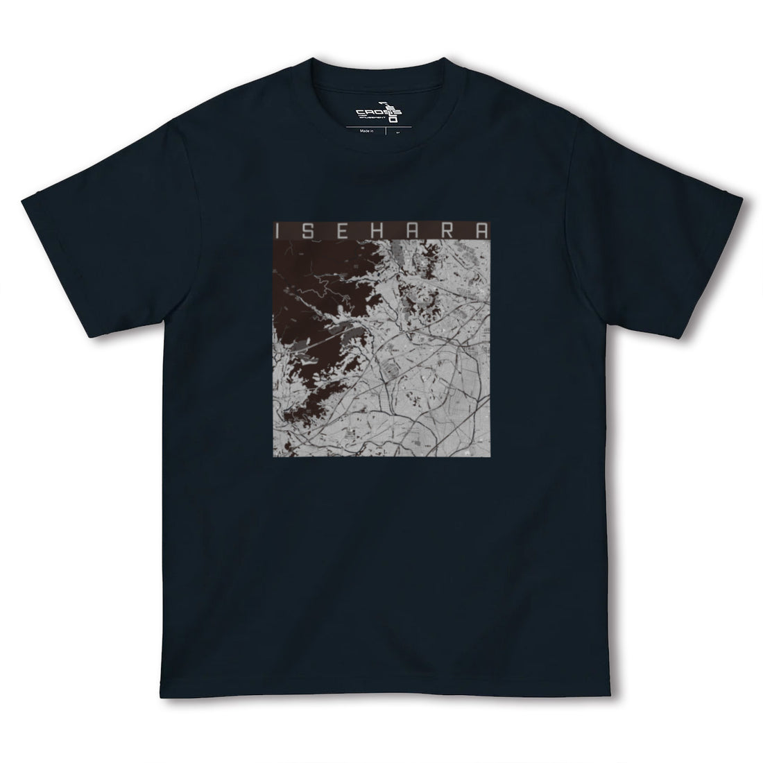 【伊勢原(神奈川県)】地図柄ヘビーウェイトTシャツ