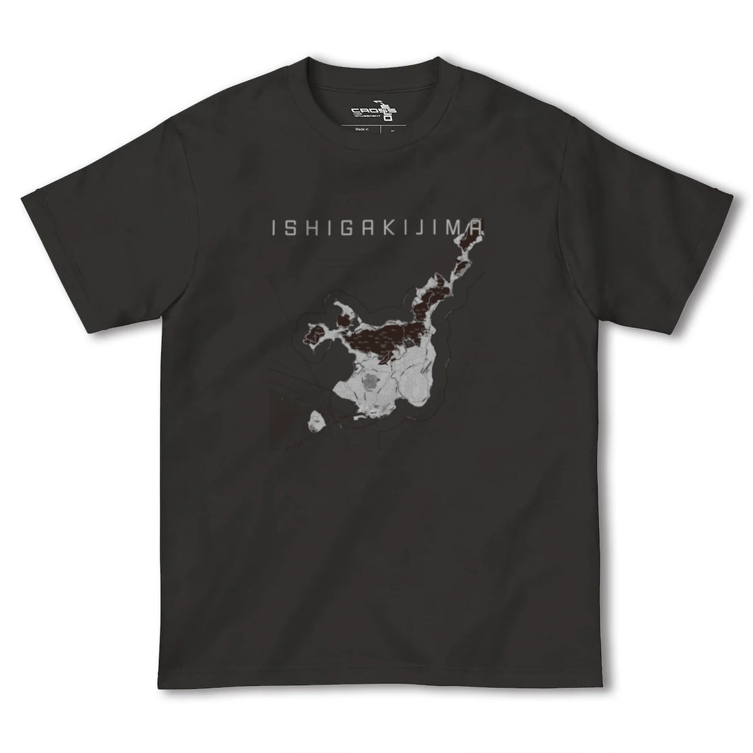【石垣島（沖縄県）】地図柄ヘビーウェイトTシャツ