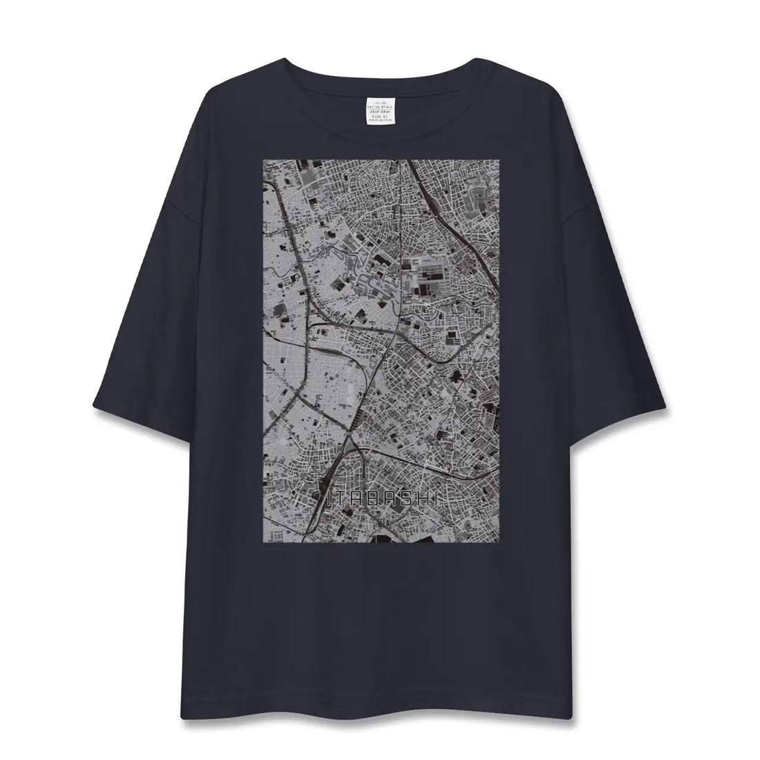 【板橋（東京都）】地図柄ビッグシルエットTシャツ