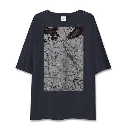 【伊丹（兵庫県）】地図柄ビッグシルエットTシャツ
