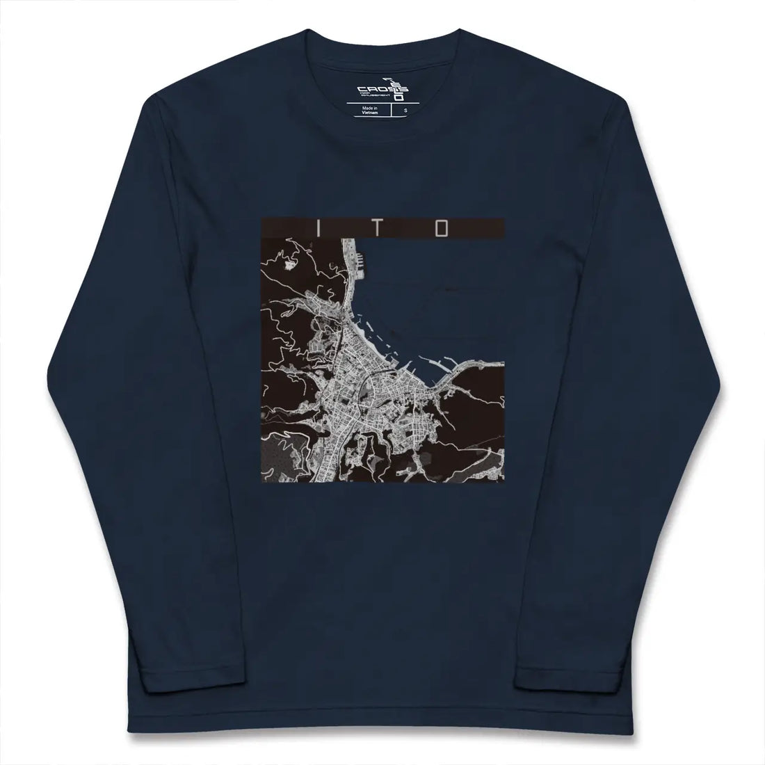 【伊東(静岡県)】地図柄ロングスリーブTシャツ