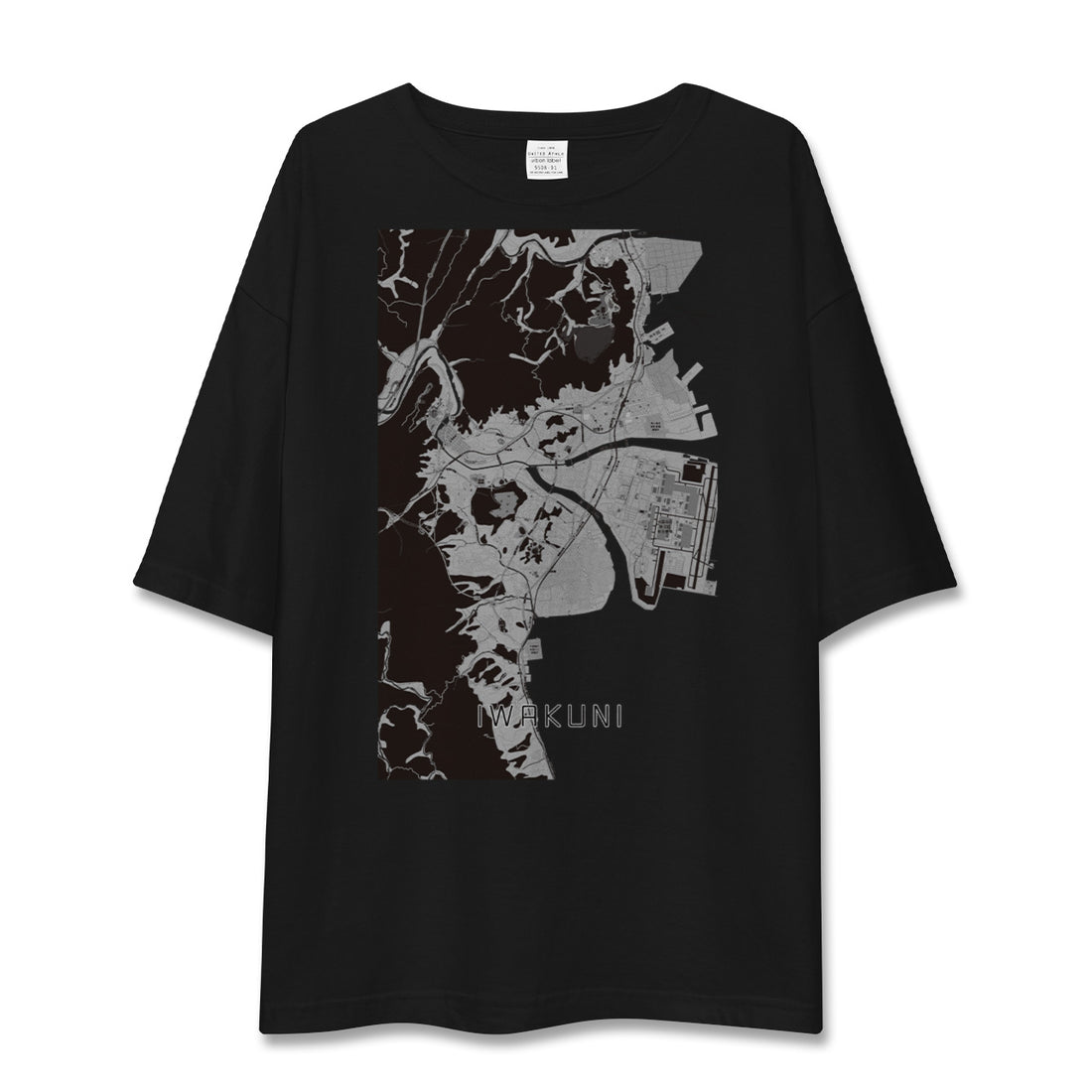 【岩国(山口県)】地図柄ビッグシルエットTシャツ