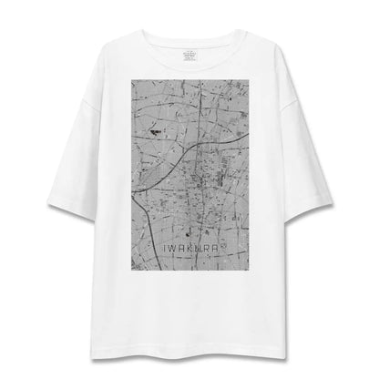 【岩倉（愛知県）】地図柄ビッグシルエットTシャツ