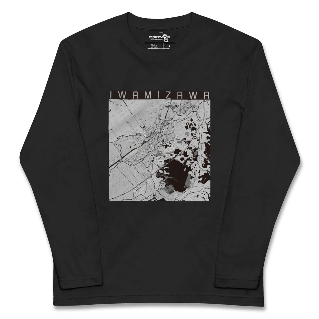 【岩見沢(北海道)】地図柄ロングスリーブTシャツ