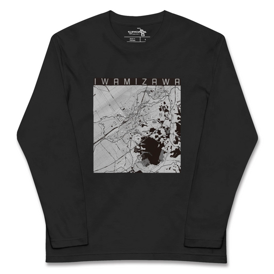 【岩見沢（北海道）】地図柄ロングスリーブTシャツ