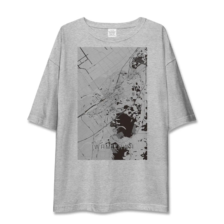 【岩見沢（北海道）】地図柄ビッグシルエットTシャツ